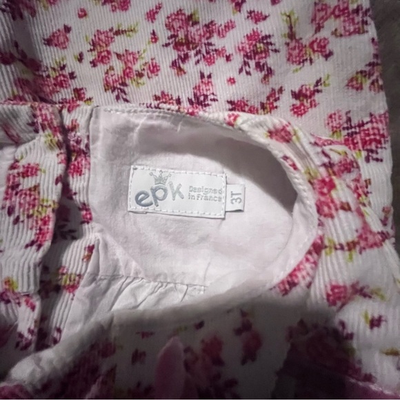 Adorable Floral Kids Dresses - Pink and White - Picture 5 of 16